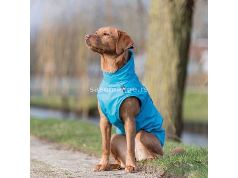Kišni mantil za psa Vimy Turquoise leđa 35cm Trixie 680202