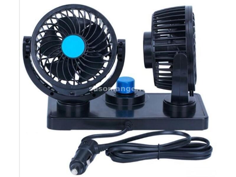 Dupli ventilator za auto 12v