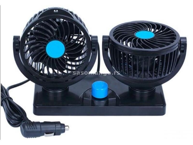 Dupli ventilator za auto 12v