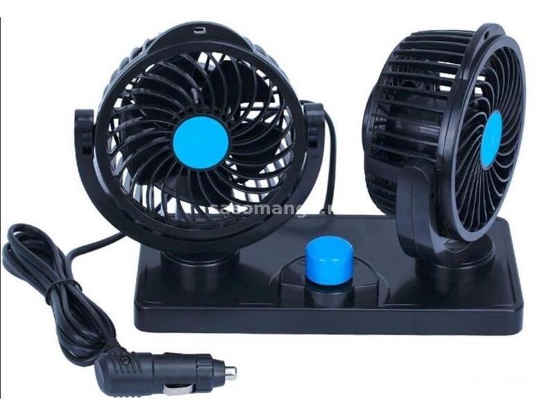 Dupli ventilator za auto 12v