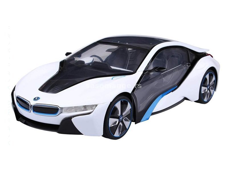 RASTAR RC automobil BMW i8 1:14-sa svetlom (beli, sivi)