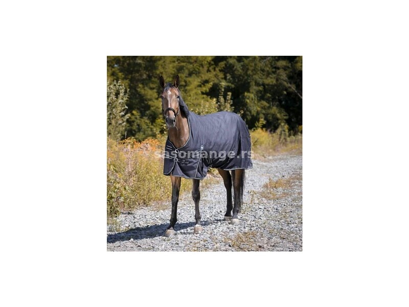 Prekrivač za konje vodootporan crni 183cm