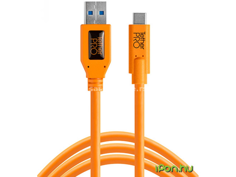 TETHERTOOLS USB to USB-C 4.6m orange