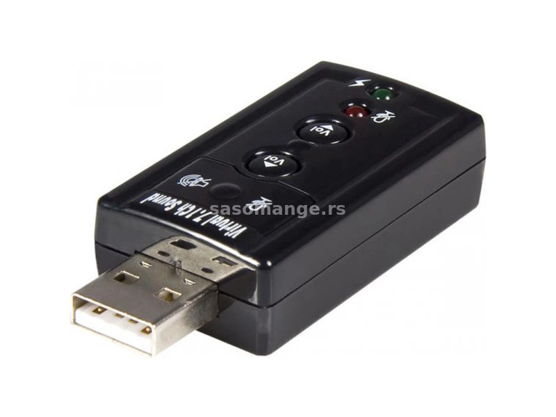 STARTECH ICUSBAUDIO7 Virtual 7.1 USB Stereo Audio Adapter External Sound Card