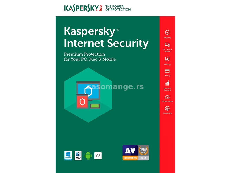KASPERSKY Internet Security Hungarian 3 User 2 year DIGITLIS ELEKTRONIKUS LICENSZ