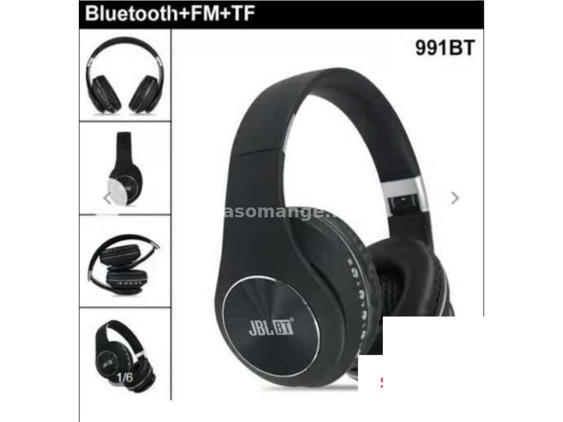 991 BT Bluetooth slušalice + FM radio - 991 BT Bluetooth slušalice + FM radio