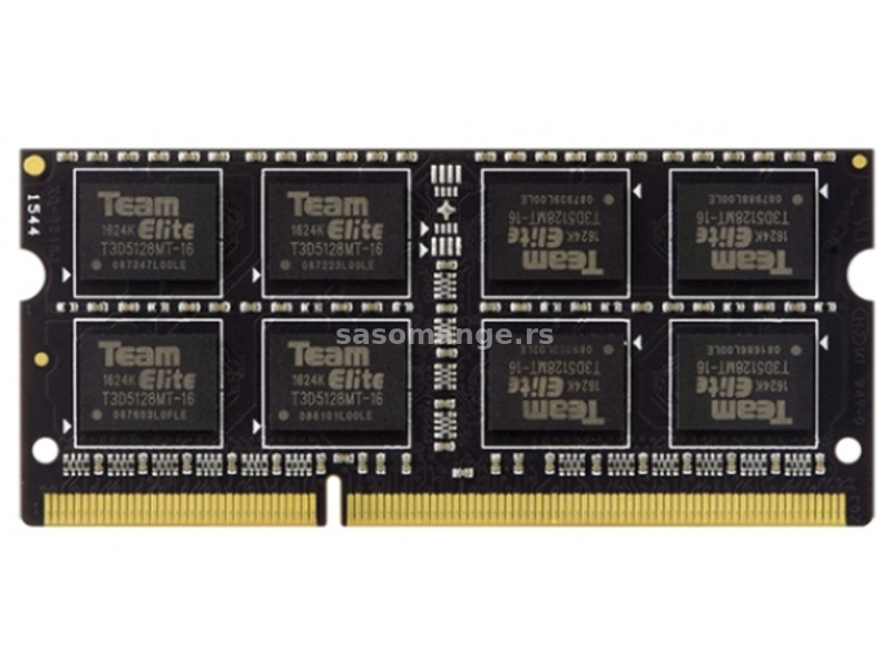 TeamGroup DDR3 TEAM ELITE SO-DIMM 8GB 1600MHz 1,35V 11-11-11-28 TED3L8G1600C11-S01