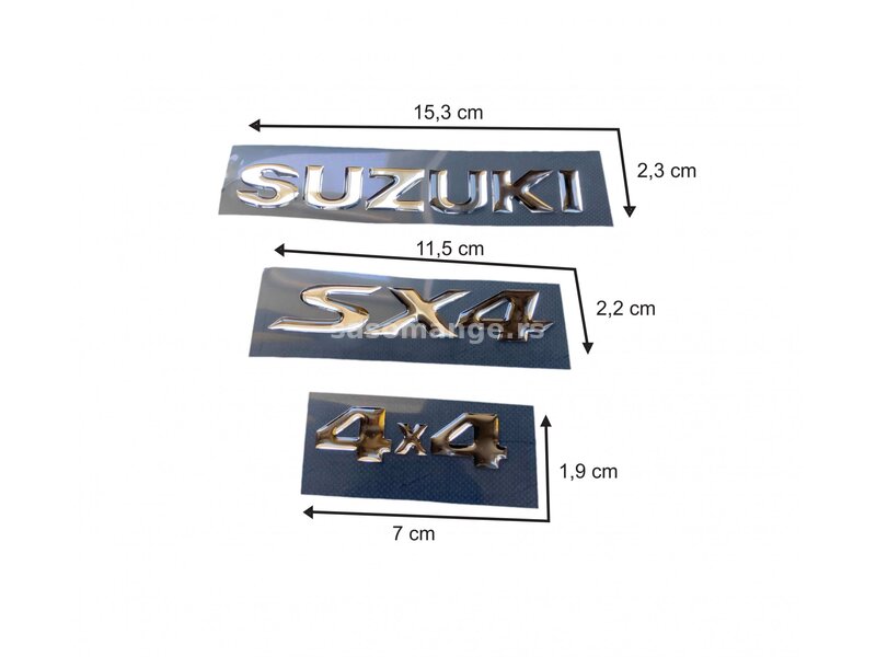SUZUKI SX4 4x4 - stikeri - 1142