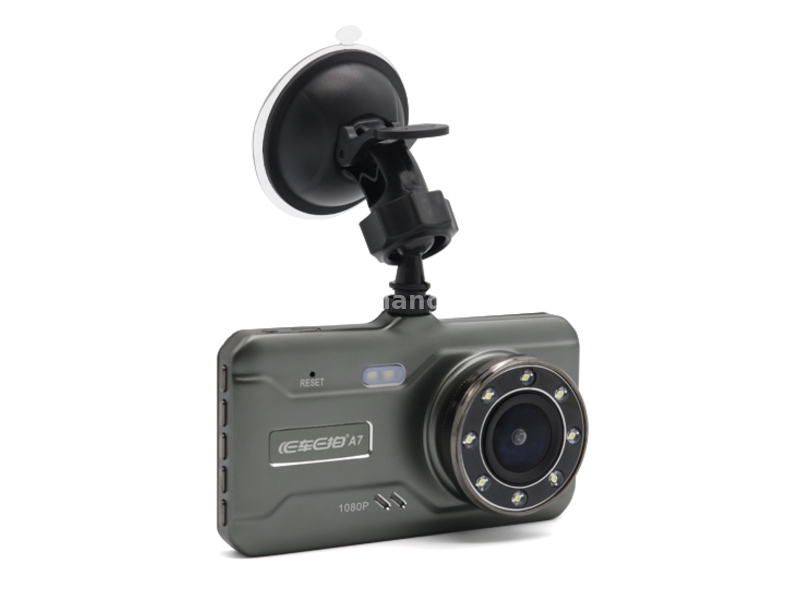 Auto kamera A7 dual camera 1080P crne boje