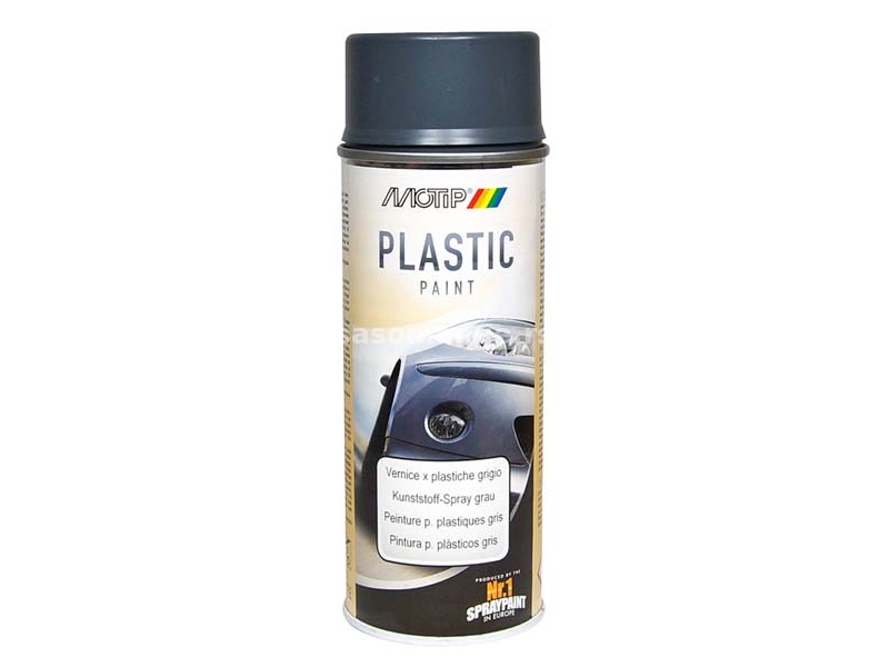 Boja za plastiku 400ml / siva