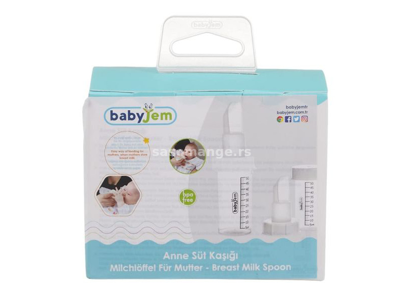 Babyjem Kašičica za mleko za novorođenče 92-16946