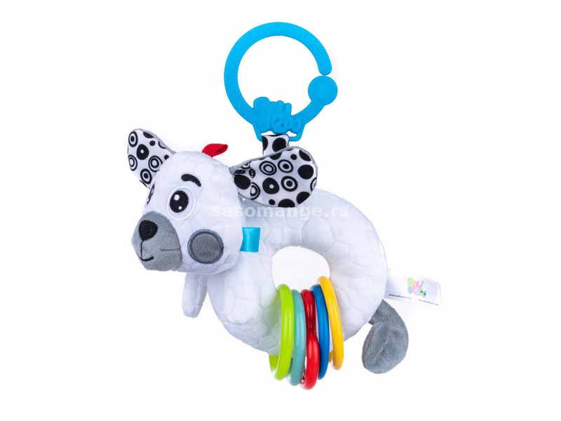 Bali Bazoo Plišana igračka za bebe Rattle Dog BZ80181