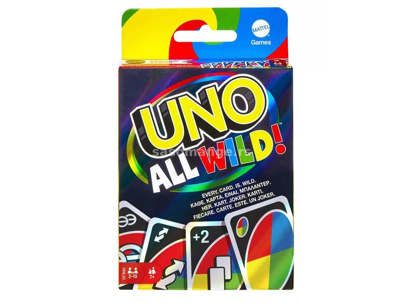 Društvena Igra Mattel Uno - All Wild! - Card Game