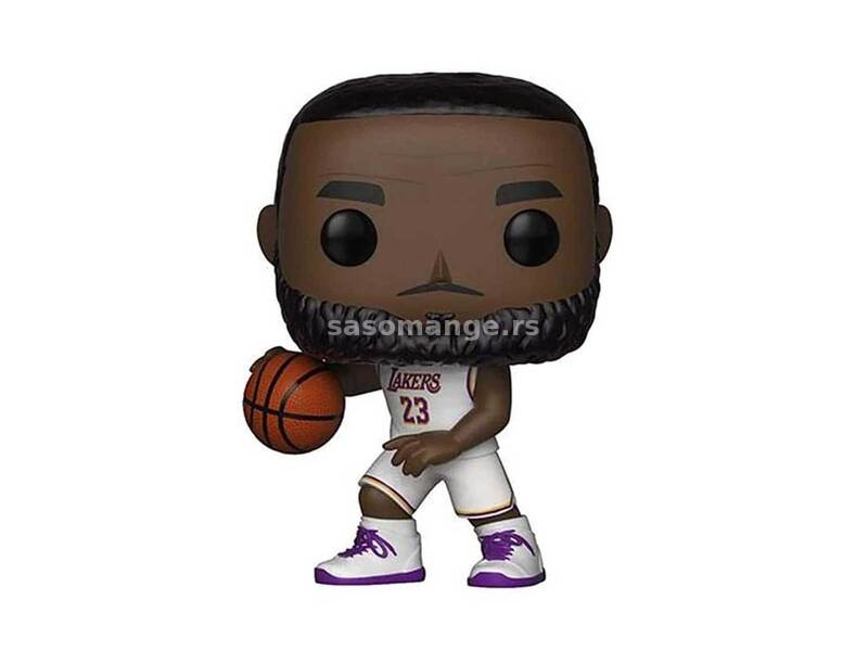 Bobble Figure Basketball Nba - La Lakers Pop! - Lebron James (white Jersey)