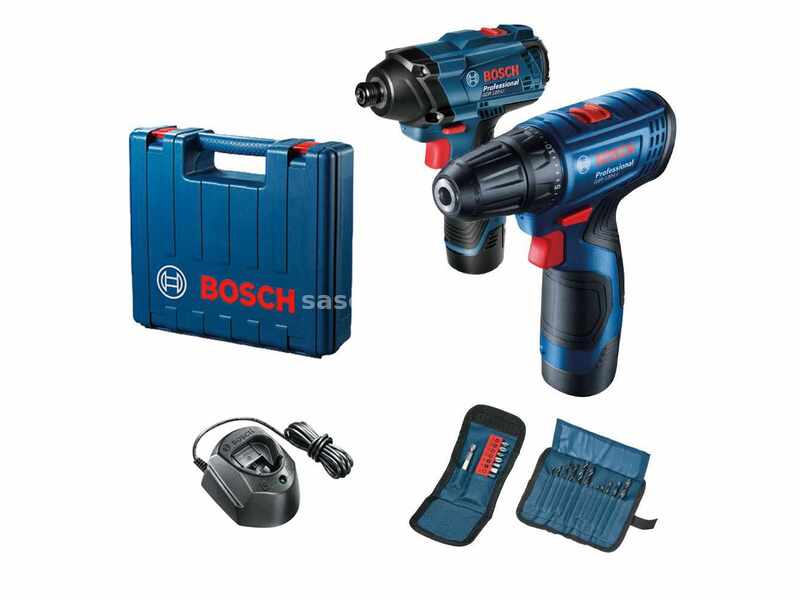 Bosch set aku alata: GSR 120-Li + GDR 120-LI + GAL 12V-20 u koferu (06019G8023)