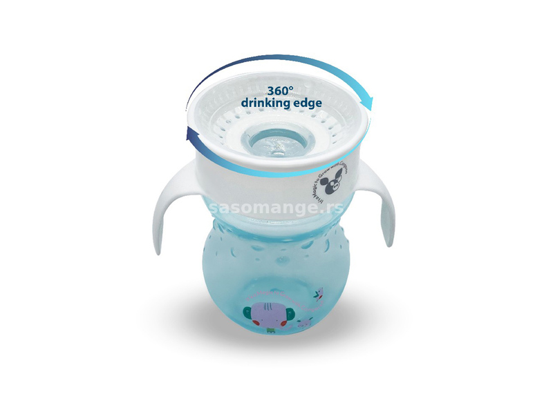 Cangaroo Non-spill Magična šolja za bebe 360° Blue 270ml CAN5304