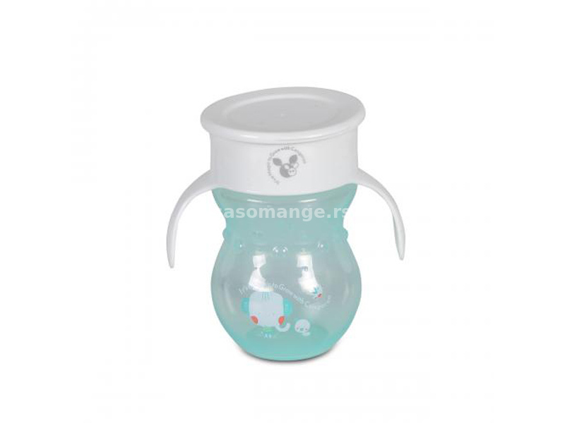 Cangaroo Non-spill Magična šolja za bebe 360° Turquoise 270ml CAN6837