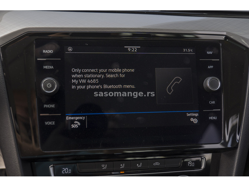 Passat B8 1.6TDI DSG Navigacija Kamera