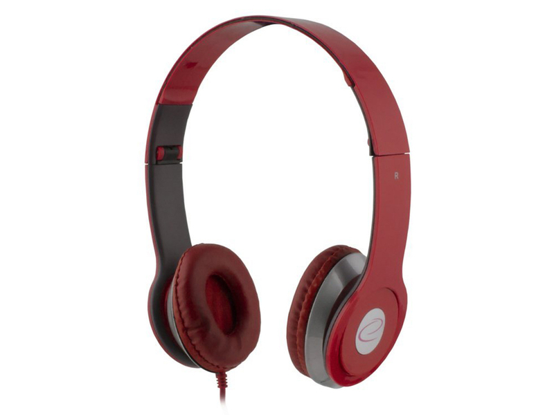 Esperanza Stereo slušalice Techno Red EH145R