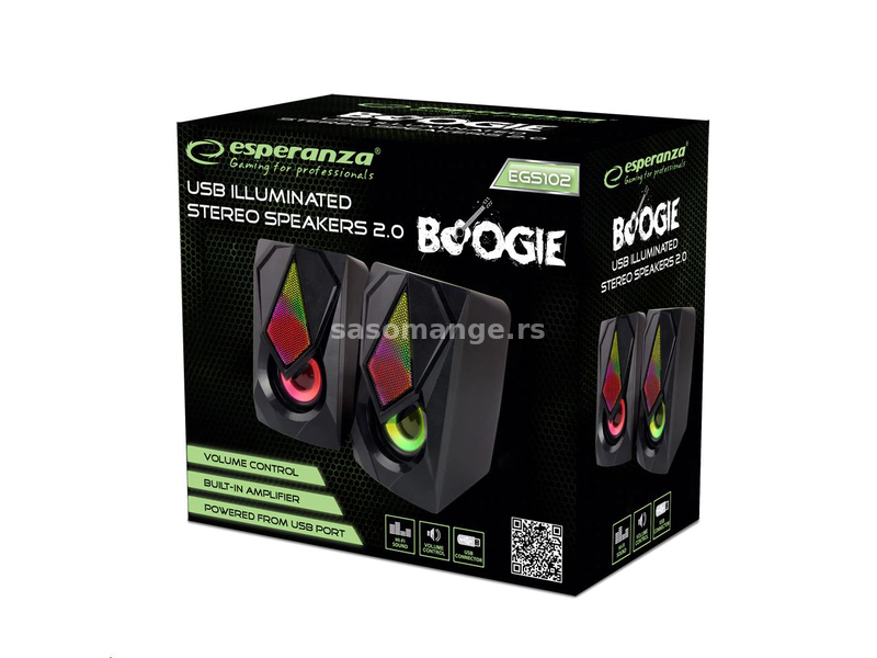 Esperanza USB zvučnici za računar Boogie EGS102