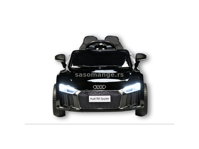 Dečiji automobil na akumulator -Audi R8 SPYDER - Crna