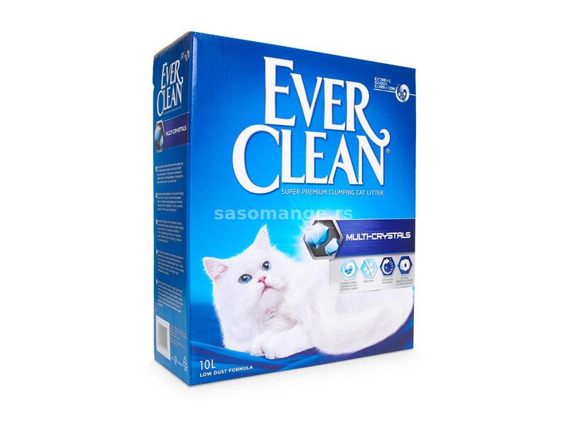 EVER CLEAN posip za mačke Multi-Crystals - grudvajući 10L