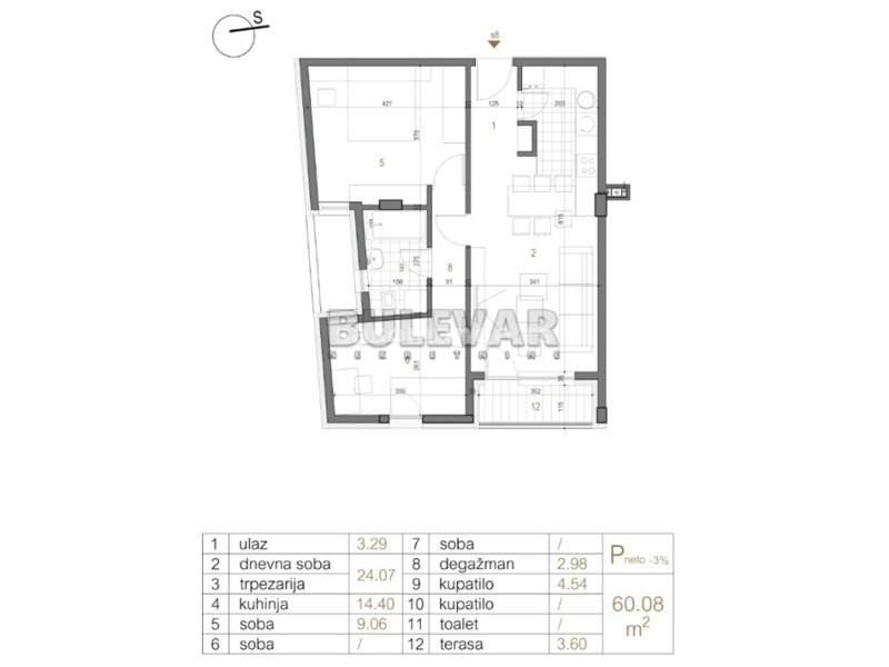 Novogradnja, Čalije, Povraćaj pdv-a, 63 m2