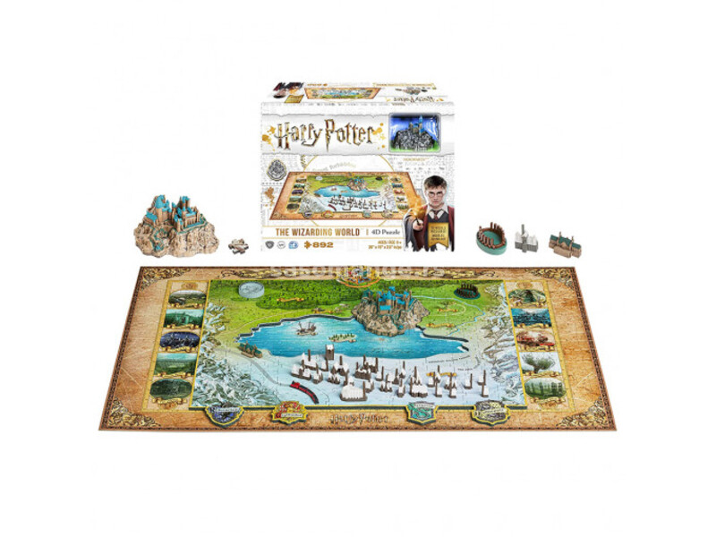 Originalan licencirani Harry Potter proizvod, puzzle od 892 komada, odličan poklon za sve ljubit...