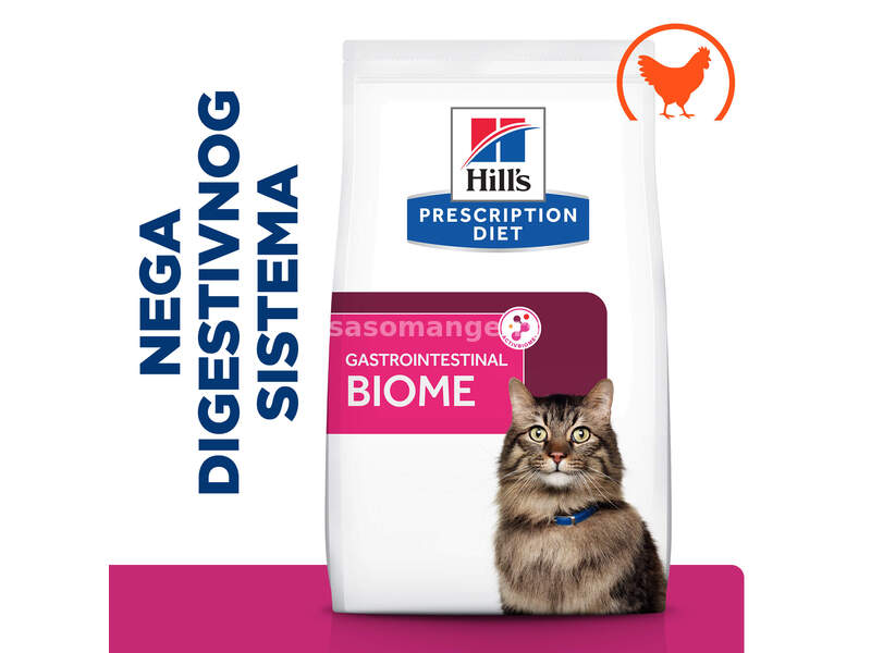 Hill's Prescription Diet cat veterinarska dijeta Gastrointestinal Biome 1.5kg