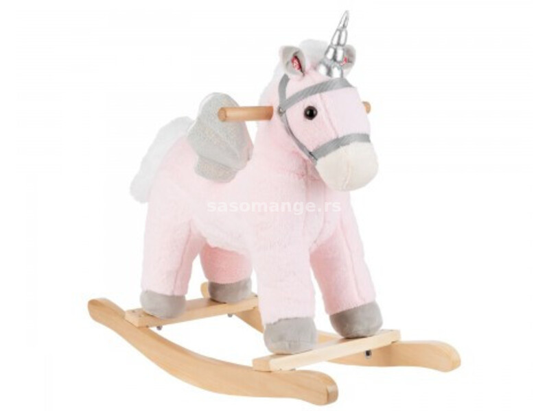 KikkaBoo njihalica ljuljaška sa muzikom horse pink (KKB50006)