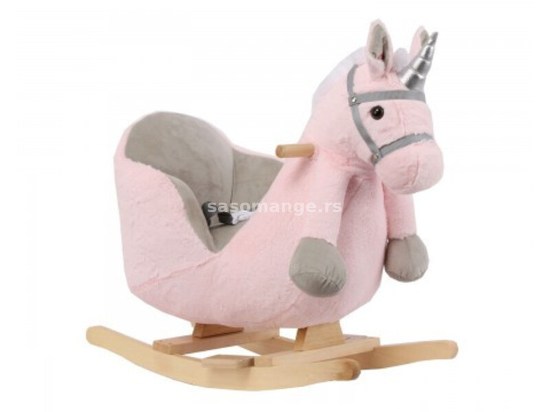 KikkaBoo njihalica ljuljaška sa sedištem i muzikom horse pink (KKB50009)