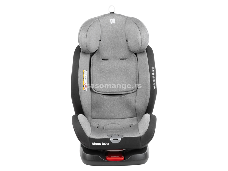 Kikka Boo Autosedište za decu 0-36 kg Ttrek Isofix Light Grey KKB70061