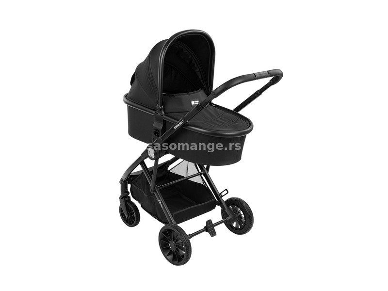 Kikka Boo Kolica za bebe Cherie 3in1 set sa autosedištem i tvrdom korpom Black KKB10185