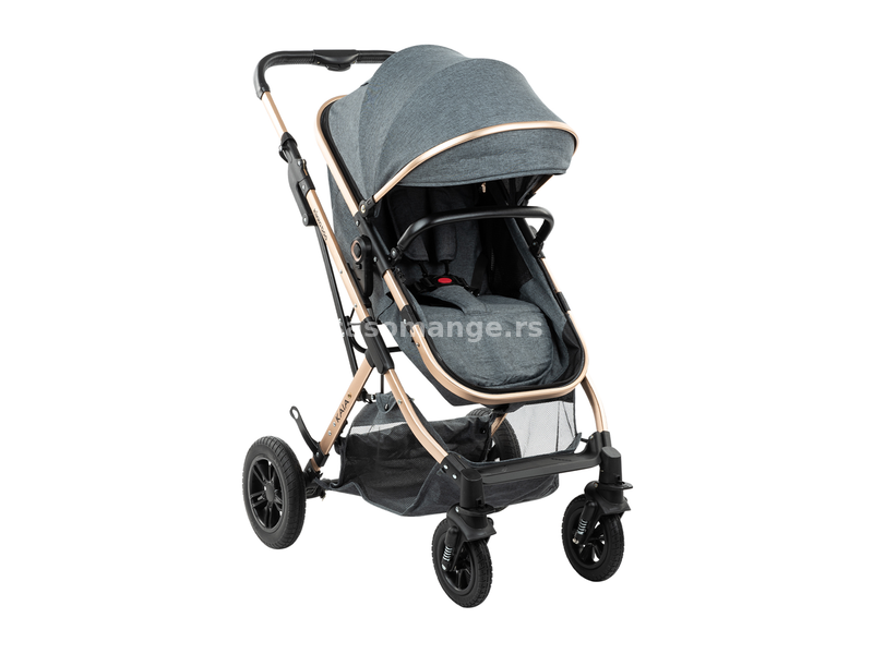 Kikka Boo Kolica za bebe Kaia Dark Grey set 2in1 sa autosedištem KKB10200-SET