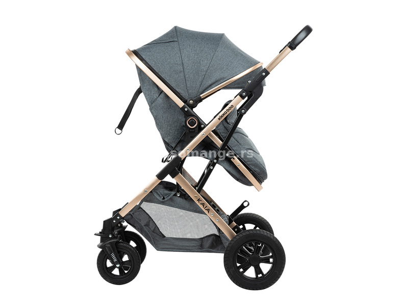 Kikka Boo Kolica za bebe Kaia Dark Grey set 2in1 sa autosedištem KKB10200-SET