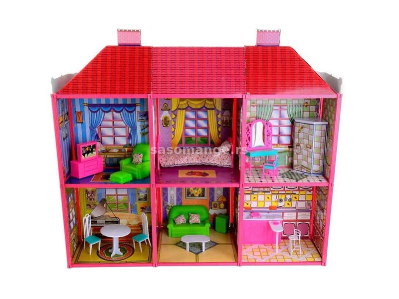 Lovely villa kuća za lutke set igračka