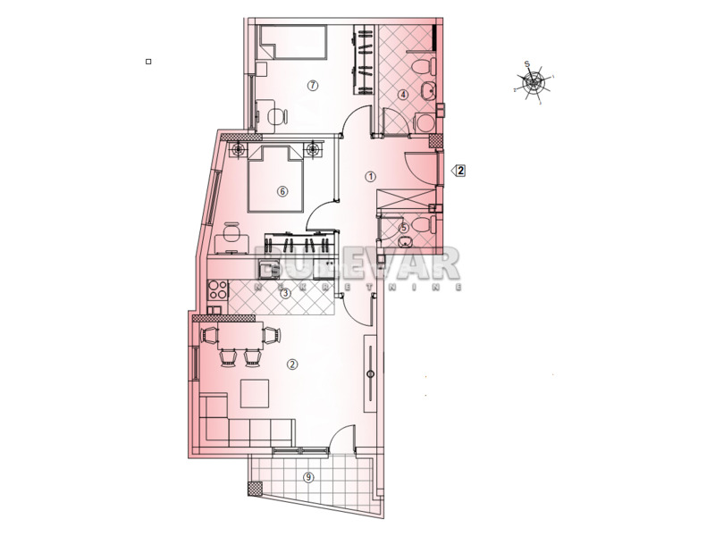 Novogradnja na Crvenom pevcu, 2.5, 66 m2, povrat PDV-a