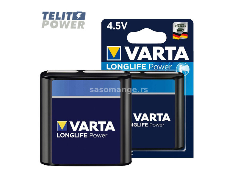 LONGLIFE POWER HIGH ENERGY 3LR12 4.5V VARTA alkalna
