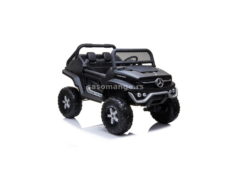 Dečiji automobil na akumulator - Mercedes unimog 4x4 - Crni