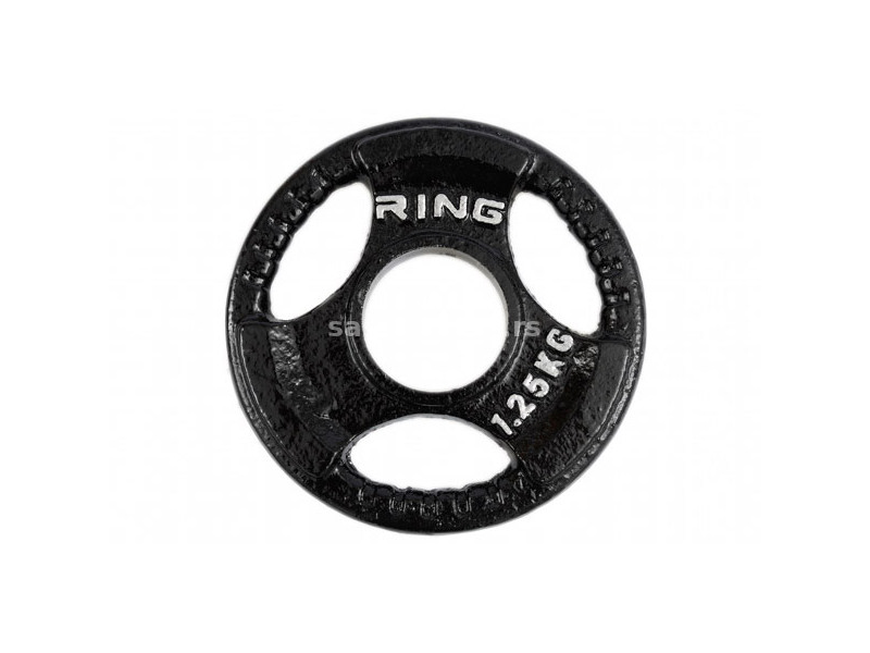 Ring Olimpijski tegovi liveni sa hvatom 1x1,25kg RX PL14-1,25