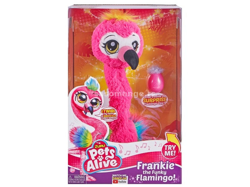 Pets Alive Frankie interaktivni flamingo denser