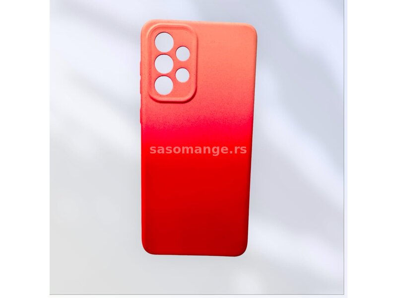 Maska Double Color za Samsung A33 roze-crvena
