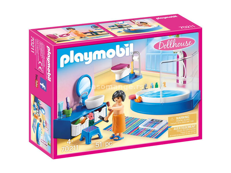 Playmobil Dollhouse Kupatilo 70211 - 30664