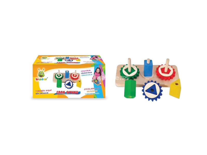 Playwood Drvena igra pogodi oblik 500784