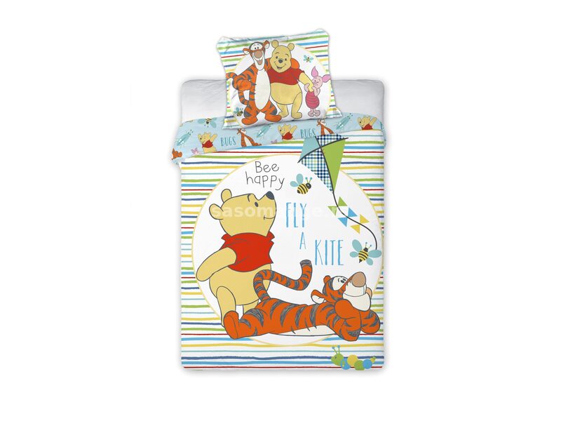 Disney Posteljina za bebe Winie the Pooh 100x135+40x60cm (55907750584451)