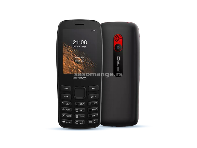 Mobilni telefon IPRO A25 2.4" DS 32MB/32MB crno-crveni