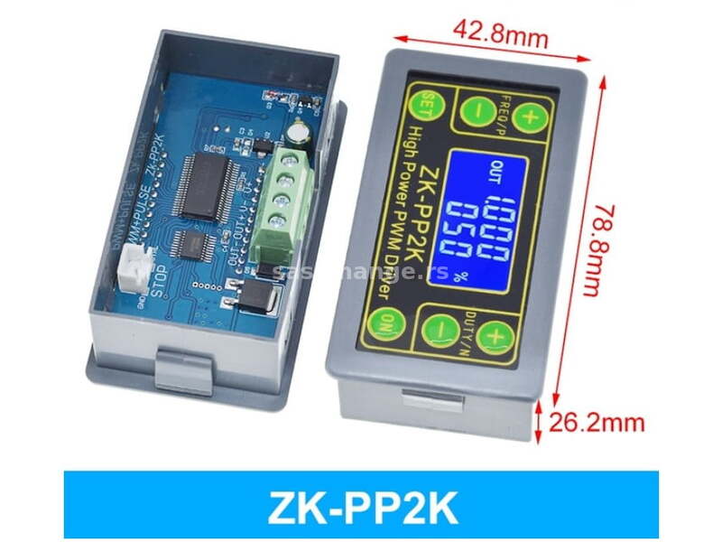 ZK-PP2K PWM DC Kontrola Brzine Motora Regulator 8A 150W Podesivo - Cena Srbija