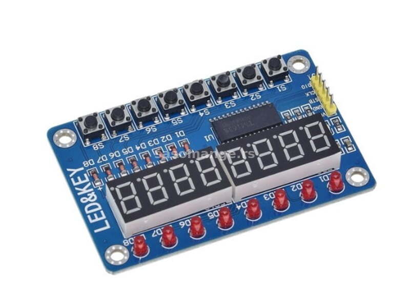 TM1638 modul 8 segmenata displej i taster