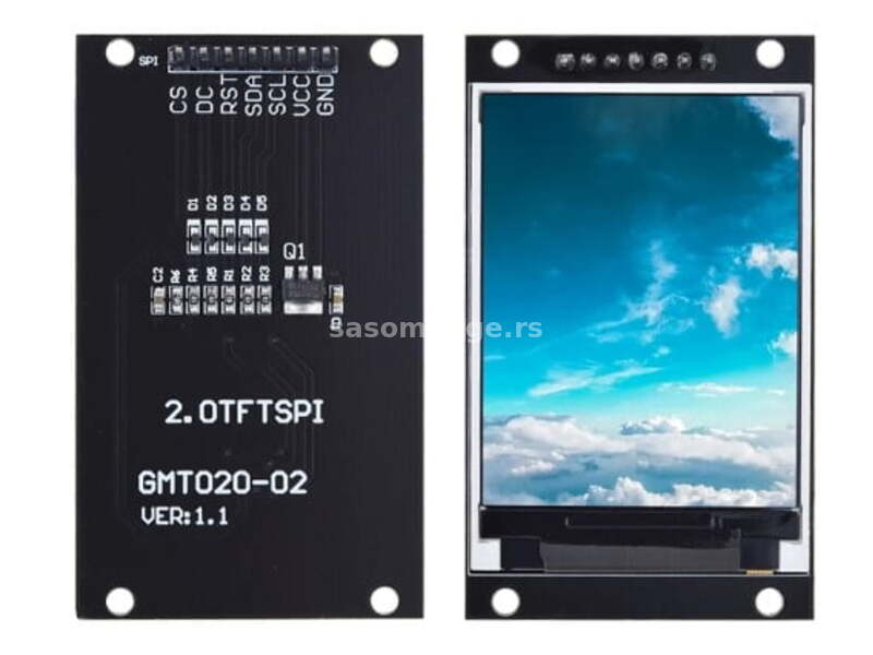 2.0 inch TFT Displej OLED IC ST7789V 240RGBx320 Arduino