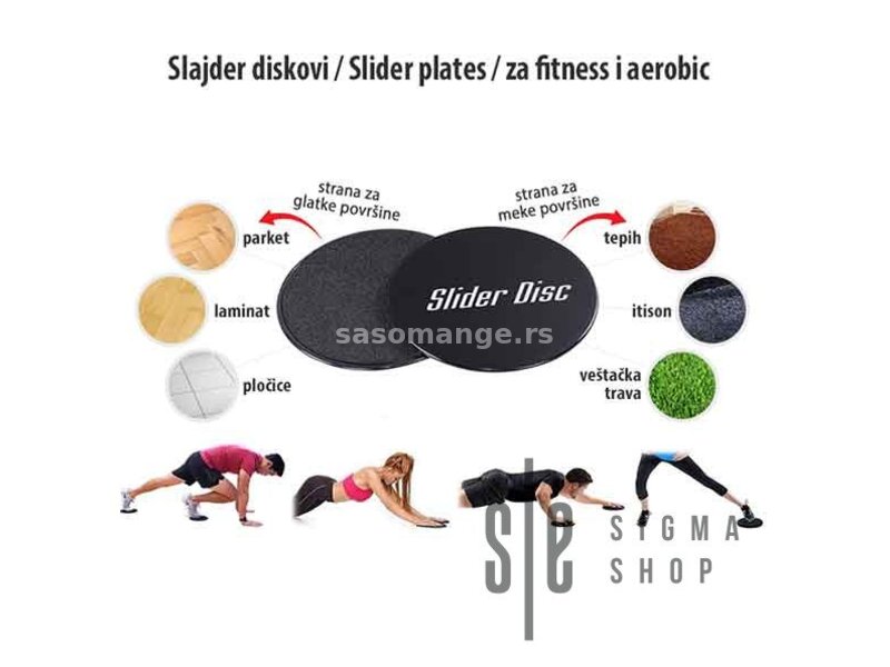 Slajder diskovi/Slider pilates/Za fitness i aerobic